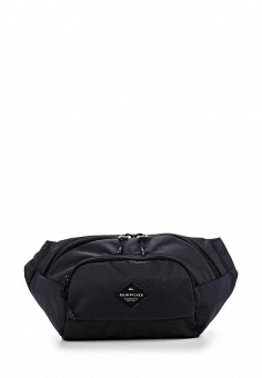 Сумка поясная, Quiksilver, цвет: черный. Артикул: QU192BMPFJ55. Мужские аксессуары / Сумки / Поясные сумки