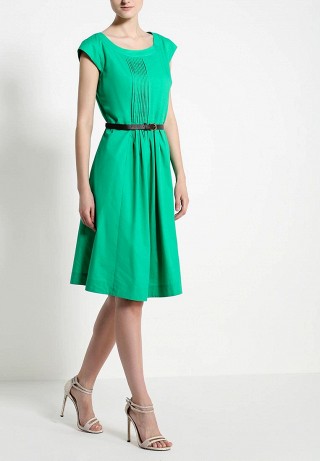 Платье Vis-a-Vis, цвет: зеленый. Артикул: VI003EWFEX15