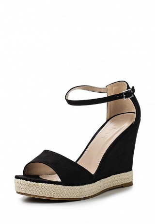 Босоножки Ideal, цвет: черный. Артикул: ID005AWEUA44